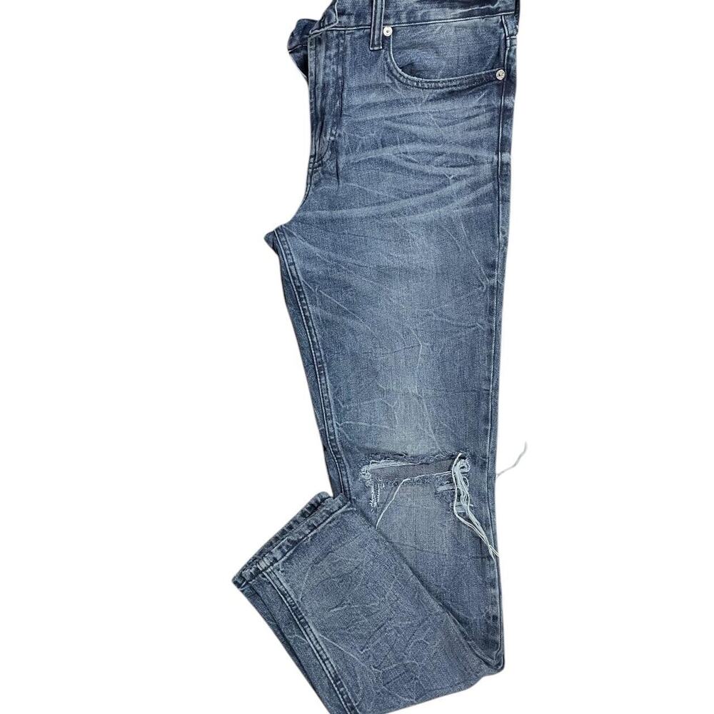 Blue denim jeans
